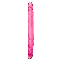 Double Penetration Stroker Masturbator mit doppelter Öffnung (Anus und Schamlippenform) Blush B yours Rosa