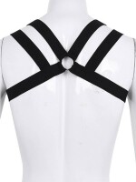 Rude Rider Elastic Double Shoulder Harness Black