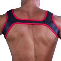 Rude Rider Neoprene Harness Black/Red