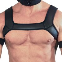 Rude Rider Neoprene Harness Black