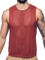 2eros Amalfi Singlet Tank Top Burnt Brown