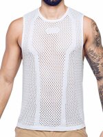 2eros Amalfi Singlet Tank Top White