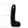 All Black Realistischer Dildo 20 cm in Schwarz