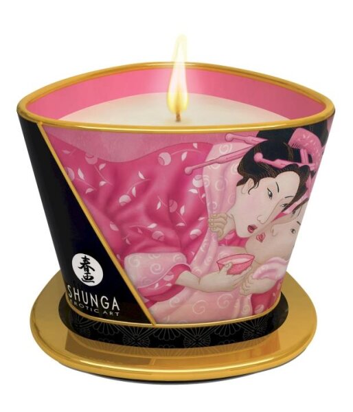 Shunga Massage Candle Roses170