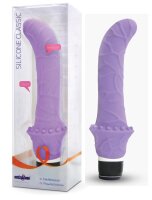 Silicone Classic G-Spot Vibrator ca. 23cm purple