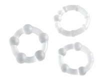 Cockring Set 3 StÃ¼ck S/M und L clear