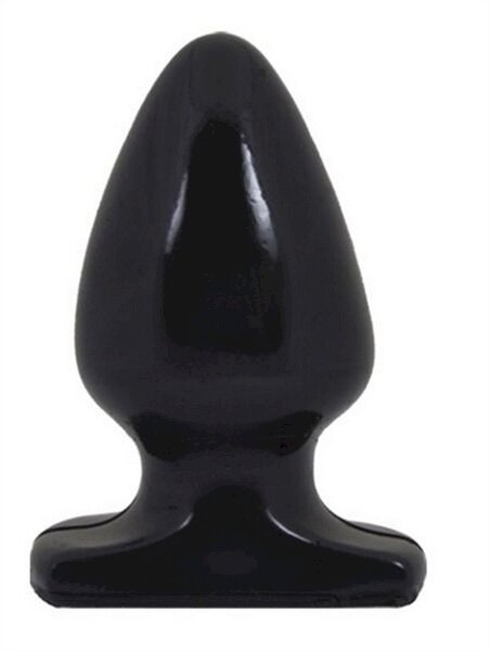 Butt Plug - Large - Black - 11 cm. - Ã˜ 60 mm.