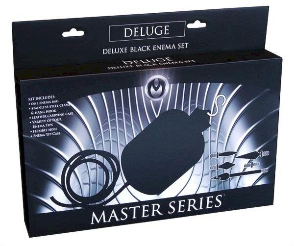 Master Series - Deluxe Enema Set - Black