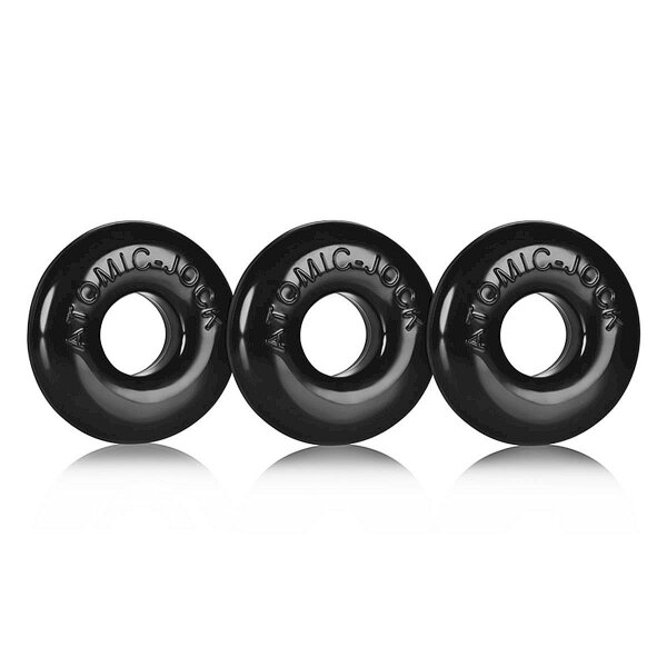 Oxballs Ringer Cockring Black 3 Pack