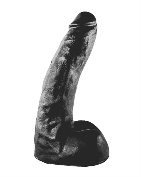 All Black Dildo 22 cm