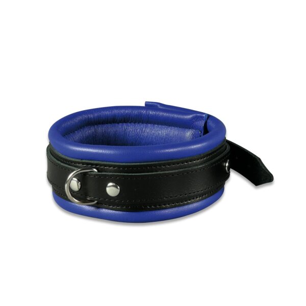 XXdreamSToys Leder-Halsfessel blau/schwarz