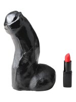 All Black Dildo - 17 cm